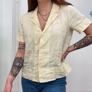 Everlane linen button down
